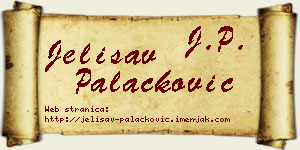 Jelisav Palačković vizit kartica